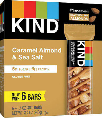 Caramel almond & sea salt bars- oz/