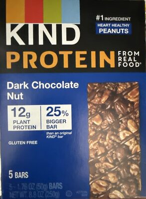 Protein dark chocolate nut