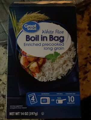 White Rice Boil in Bag