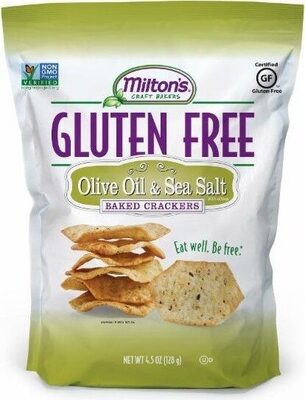 Gluten Free Olive Oil & Sea Salt Baked Crackers