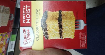 Classic yellow cake mix