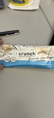 POWER CRUNCH PROTEIN ENERGY BAR french vanilla crème
