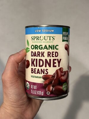 Organic Dark Red Kidney Beans