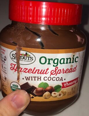 Organic Hazelnut Spread with Cocoa