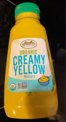 Organic Creamy Yellow Mustard