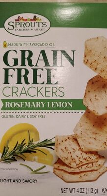 Sprouts Grain Free Rosemary Lemon Crackers