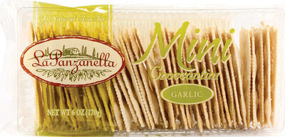 Mini Croccantini Roasted Garlic Crackers