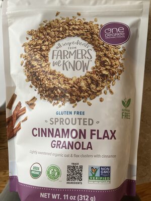 Organic Sprouted Cinnamon Flax Granola