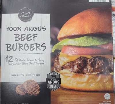 100% Angus Beef Burger