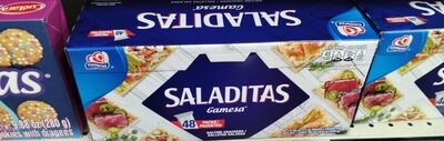 Gamesa Saladitas Saltine Crackers (48-0.38 Oz) 18.6 Ounce 48 Pack Box