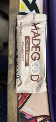 Crispy Square Chocolate Chip