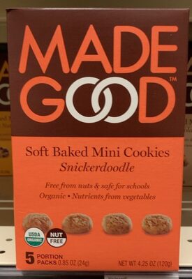 Soft Baked Mini Cookies Snickerdoodle