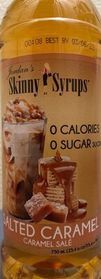 Jordan s skinny syrups salted caramel