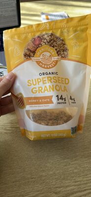 Organic Superseed Granola Honey & Oats