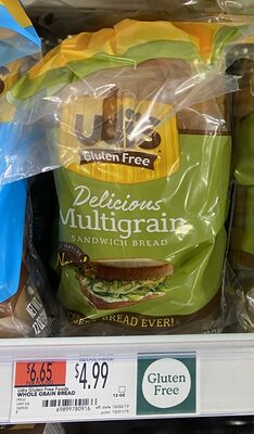 Udi's, soft & hearty whole grain bread