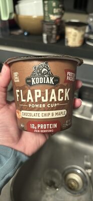 Flapjack Power Cup Chocolate Chip & Maple