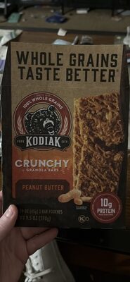 Crunchy Granola Bars Peanut Butter