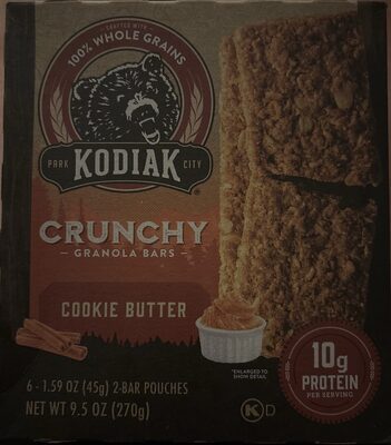 Crunchy Granola Bars Cookie Butter