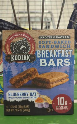 Soft-baked Breakfast Sandwich Blueberry Oat