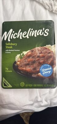 Salisbury Steak with Mashed Potatoes & Gravy