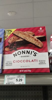 nonni's chocolate biscotti