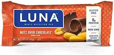 Luna bar (nutz over chocolate flavor)