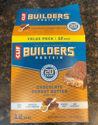 Cliff builders protein bars