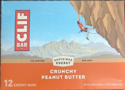 Clif crunchy peanut butter energy bars