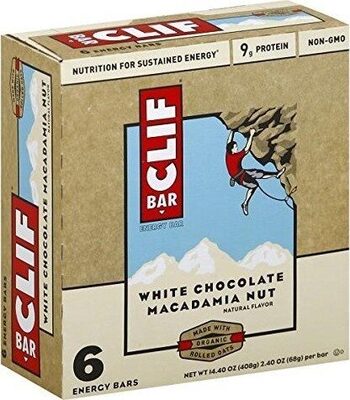 Energy bar white chocolate macadamia nut