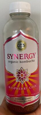 Raspberry Chia Kombucha