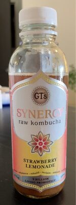 Strawberry lemonade raw kombucha