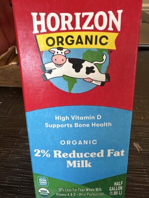 Horizon Organic Reduced Fat Milk