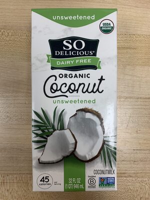 Coconut Milk Beverage Unsweetened Shelf Stable