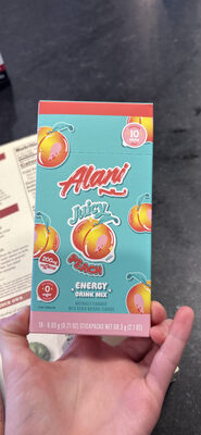 Juicy Peach Energy Drink Mix