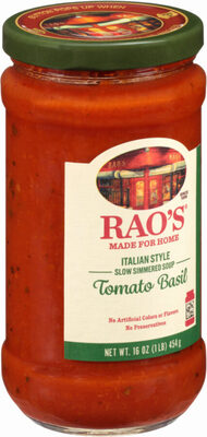 Tomato basil italian style slow simmered soup