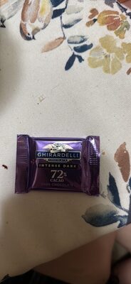 INTENSE DARK 72% CACAO DARK CHOCOLATE