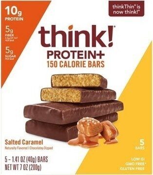 Salted Caramel Protein & Fiber Bars
