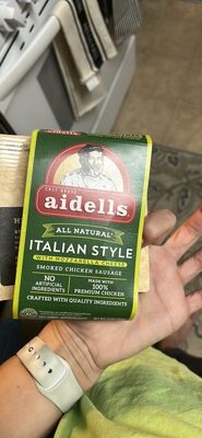 ITALIAN STYLE SMOKED CHICKEN SAUSAGE WITH MOZZARELLA CHEESE