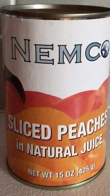 Sliced Peaches in Natural Juice
