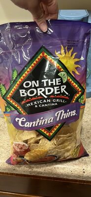 Nutrition facts of Cantina Thins