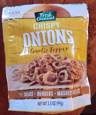 Garlic Pepper Crispy Onions