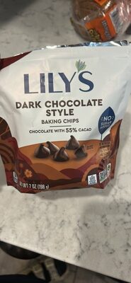 DARK CHOCOLATE STYLE BAKING CHIPS