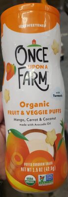 Organic Fruit & Veggie Puffs