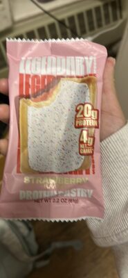 Strawberry Frosted Protein Pastry