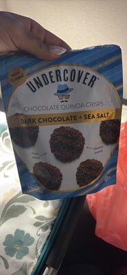 CHOCOLATE QUINOA CRISPS DARK CHOCOLATE + SEA SALT