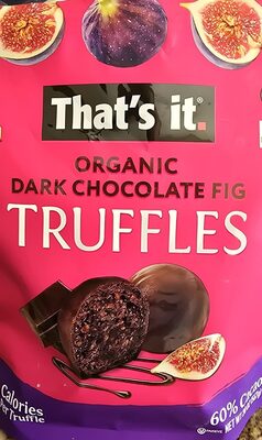 Organic Dark Chocolate Fig Truffles