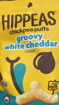 Groovy White Cheddar Chickpea Puffs