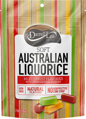Soft Australian Licorice Mixed Fruit Flavored