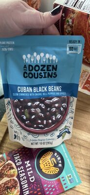 Cuban Black Beans - A Dozen Cousins
