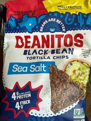 Black Bean Tortilla Chips Sea Salt